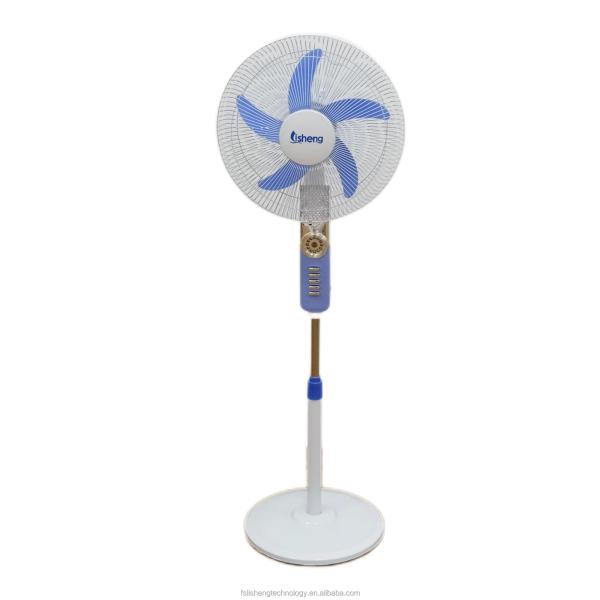 Plastic 16 Inch Rechargeable Stand Fan USB Mobile Phone Charging Fan With LED Light