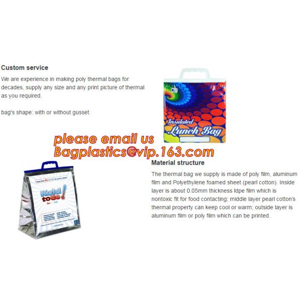 Foldable Lunch Insulated Cooler Bag Heated Food Delivery Bag Thermal Pizza Delivery Cooler Bag