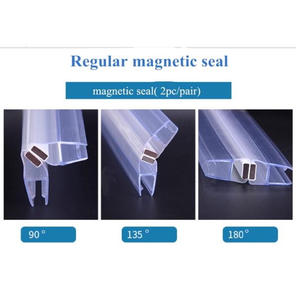 Transparent Glass Doors Design Waterproof Glass Shower Door Seal Strip for 6-12MM
