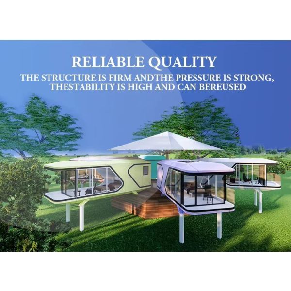 Eco Friendly Outdoor Capsule House Personalized Prefab Capsule Houses