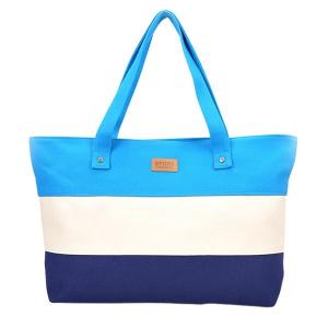 Big Custom Canvas Bags / Ladies Beach Bag With Embossed Logo