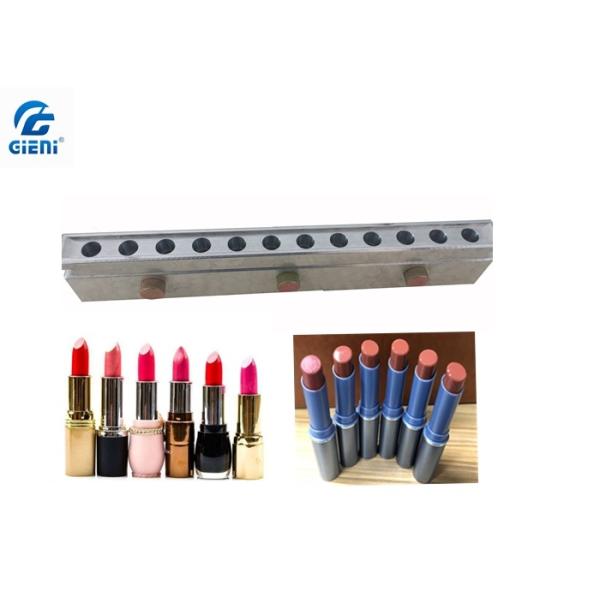 Hand Pouring Lip Balm Mould For Color Cosmetic Filling Machine Aluminium Material