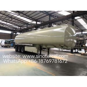 Quality SINOTERCEL Three-axle 40 CBM fuel tank semi-trailer for sale