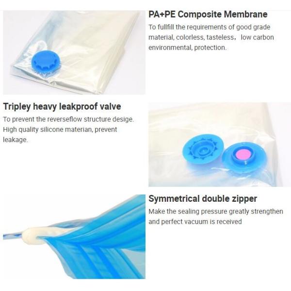 zipper travelling bag, zipper storage pocket, zipper fresh protection package, vacuum storage bags for travel, bagplasti