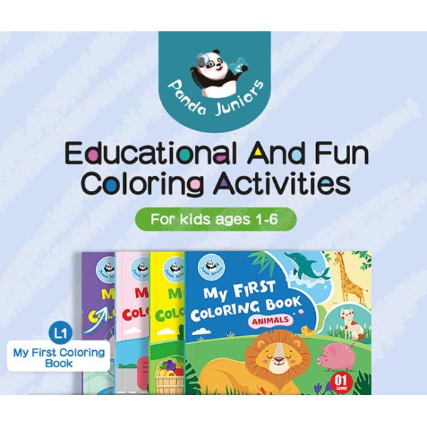 Intellectual Development Toddlers Coloring Book My First Coloring Book CMYK