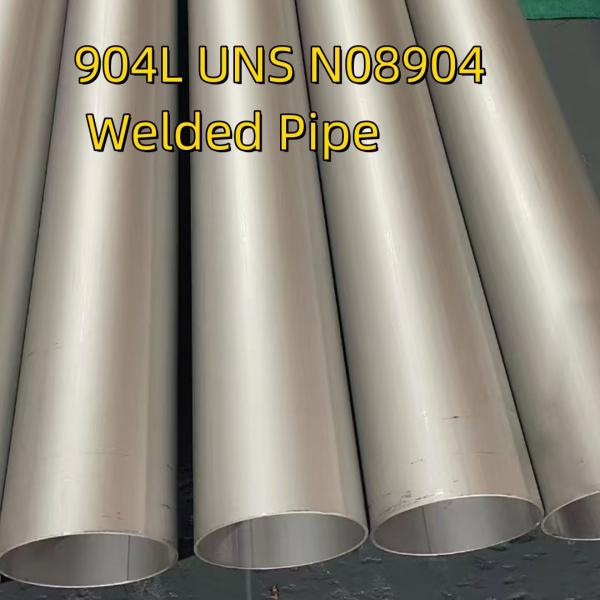 Inox Welded Pipe 904L SS904L Round Tube 1.4939 ANSI B36.19 Welded Stainless Steel Round Tubing Pipe