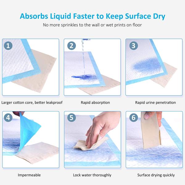 Pet Dog Diapers Super Absorbent Cat Training Urine Pee Pads Healthy Clean Wet Mat Disposable Dog Diaper Training Pad