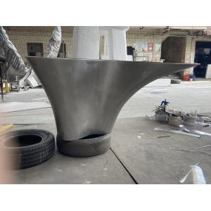 Quality Stainless Steel Metal Bar Furniture Sculptures Hotel Front Drinking Table for sale