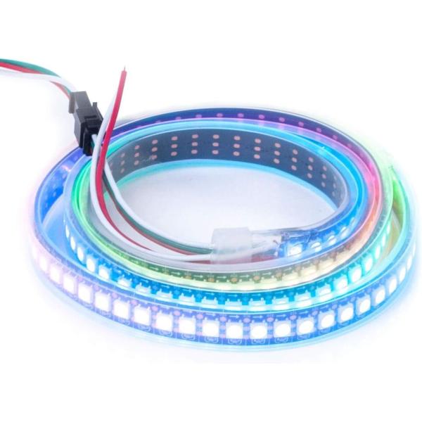 WS2812B RGB 5050SMD Individual Addressable Flexible Full Color LED Strip Dream Color IP67 waterproof DC5V strip light