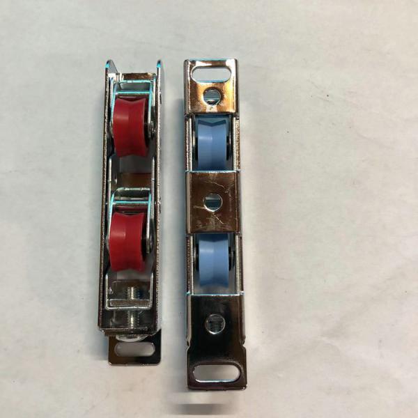 ISO9001 Certified Double Wheel Sliding Gate Door Roller Zinc Plated or Chrome Plated