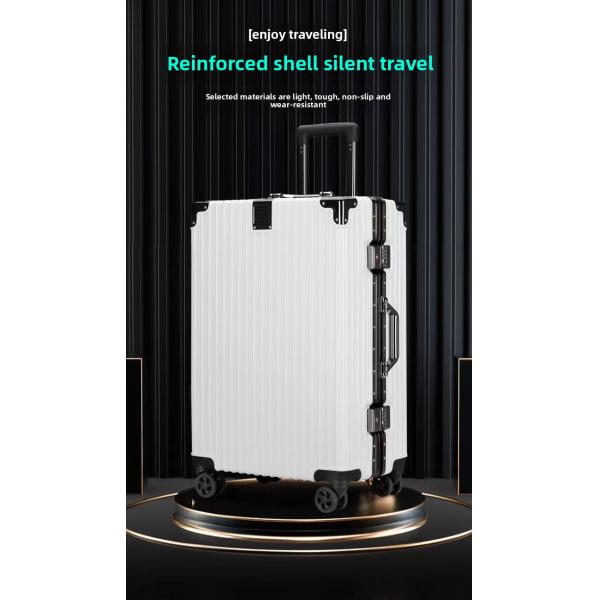 TSA Lock Durable Large 360° Spinner Wheels Luxury Aluminum Frame Travel Suitcase for Business Fashionable Holiday Travel