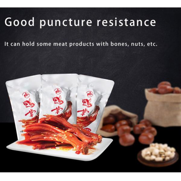 J01 Pure Aluminum Foil Vacuum Bag High Temperature Resistance Food Meat Storage Vacuum Packaging Bags