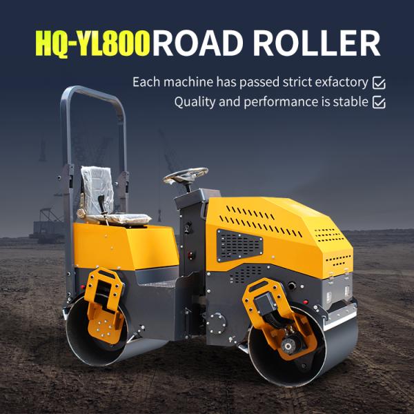 2100*940*1500mm Durable 1 Ton Mini Asphalt Road Roller Compactor for Food Beverage Shops