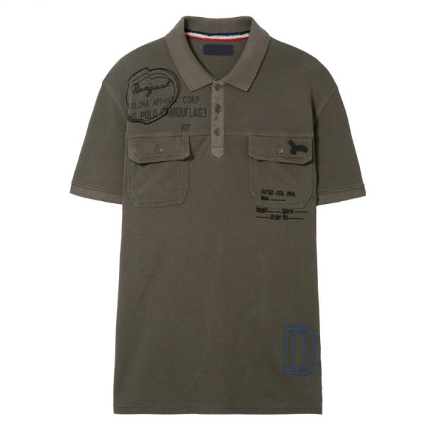 High quality 2019 fashion mens clothing 100% cotton premium short-sleeved polo shirt