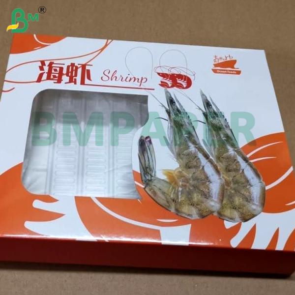 250gsm Waterproof Coated Premium Frozen Shrimp Packing Paper For Cold Storage Storage
