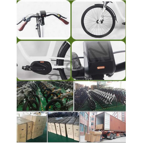 Step Through 700c Custom Electric Bike Customized Painting For City Road