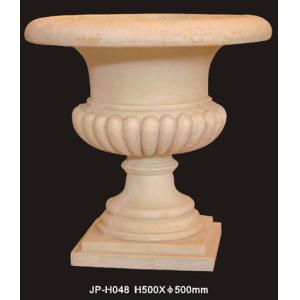 Customized Sandstone Garden Pots For Landscape Design