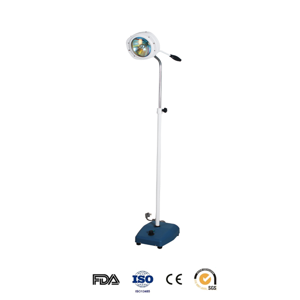 Mobile Portable Medical Exam Light Cold Light Operating Lamp With Halogen Bulb
