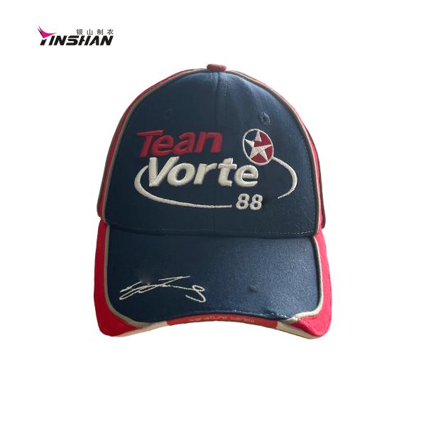 Motors Racing Team Multicolor Spring Cotton Baseball Cap with Embossed Printing Style