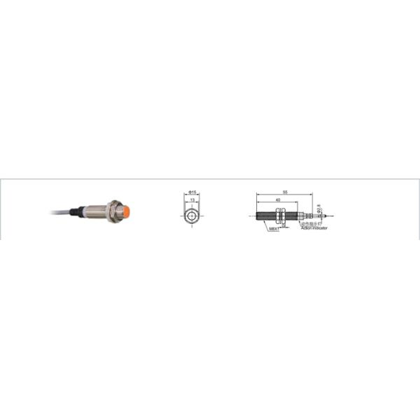 12 - 24VDC Elevator Electrical Parts Inductive Waterproof Proximity Sensor