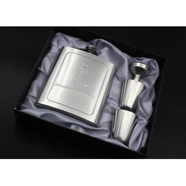Customized 7 Oz Liquor Hip Flask , Warm Wine Bottle Stainless Steel Alcohol Flask
