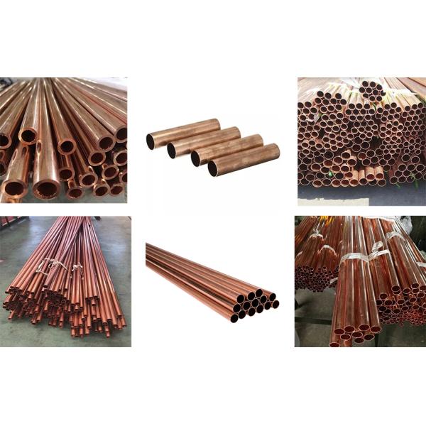 50*20*2mm Copper Coils Pipe Tube Straight For Air Conditioners 300MM