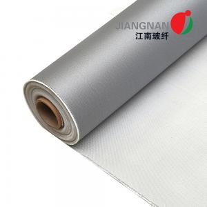 China 15 Oz One Side Silicone Coating Rubber Silicone Fiberglass Fabric For Insulation Jackets on sale