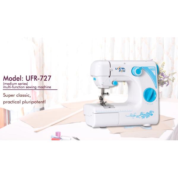 Adjustable Stitch Length Portable Domestic Lock Stitch Sewing Machine UFR-727 for Retail