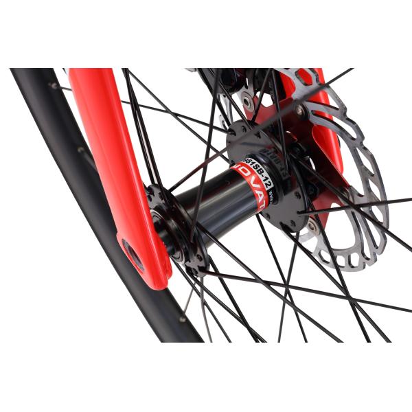 Double Disc Brake KOOTU Road Bike , T800 Carbon Black And Blue Road Bike