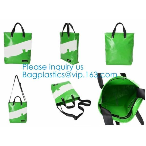 1000D Waterproof PVC Tarpaulin Customized Shopping Bag, Daily Women Shoulder Tote Bags Wholesale Price