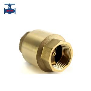 Quality Female Threaded Lift Type Check Valve Brass For Vertical Pipeline for sale