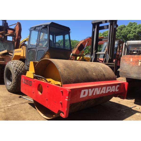 Used Dynapac CA25 Diesel Road Roller Compactor , Old Road Construction Machinery