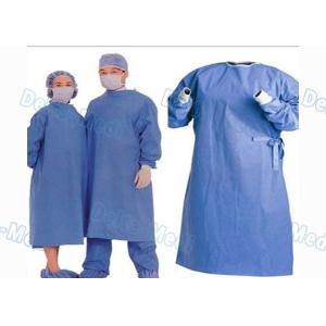 Barrier Disposable Surgical Gown , SMS Surgery Gown Alcohol Resistant With