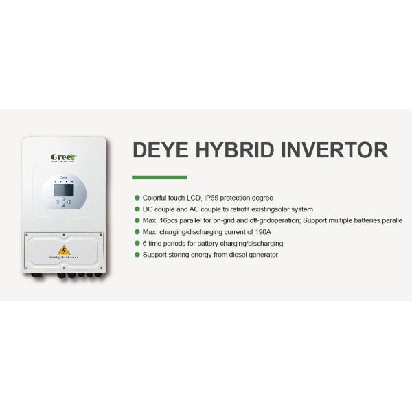 10kw Inverter 48v Lithium Battery System With Solar Inverter Hybrid