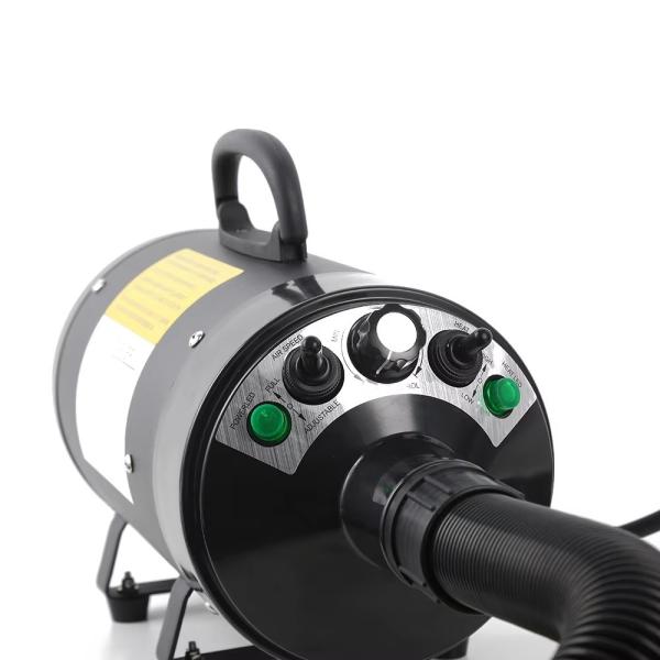 Fast Drying Dog Blow Dryer Low Noise Dog Hair Blower High Speed Vibration Damping