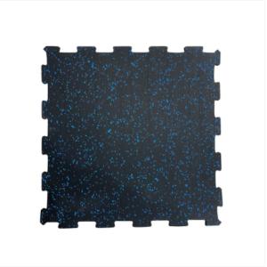 Quality Interlocking Rubber Fitness Floor Tiles 1000x1000mm Impact-Resistant for sale