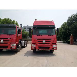 China SINOTRUCK Prime Mover Truck LHD RHD 375HP 6X4 Tractor Trailer Truck Red Color on sale