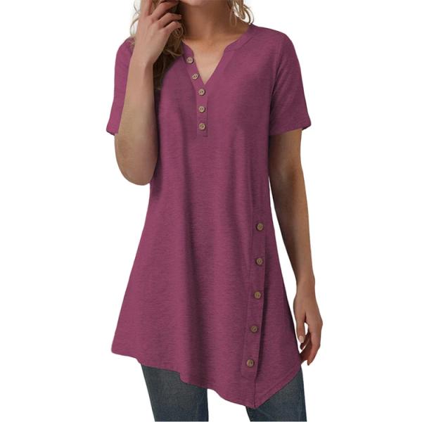 Summer Sexy Womens Short Sleeve Top in White/Black for Comfortable Daily Wear