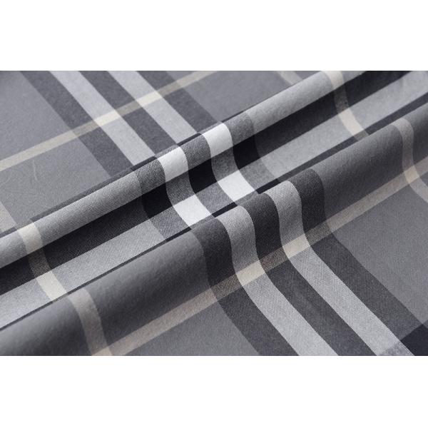 Button Down Collar Casual 100% Cotton Oxford Men's Long Sleeve Plaid Shirt for Autumn