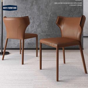 Office Building Luxury Italian Style Marble Dining Table Set Nordic Design