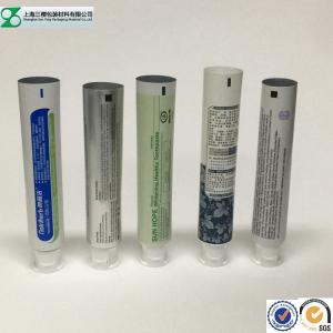 China Laminated Cosmetic Tube Small Airless Empty Toothpaste Containers Round / Oval on sale