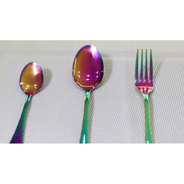 Cutlery Small Stainless Steel PVD Coating Machine With Rotary Vane Pump