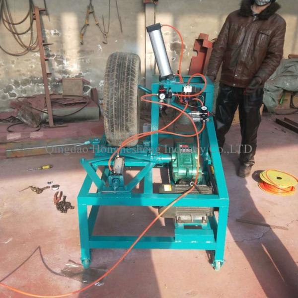 120cm Semi Automatic Tire Ring Cutter Scrap Tire Bead Ring Cutting Machine