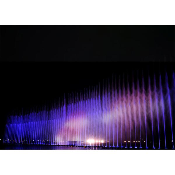 Contemporary Park Water Fountain , Colorful Musical Dancing Fountain Project