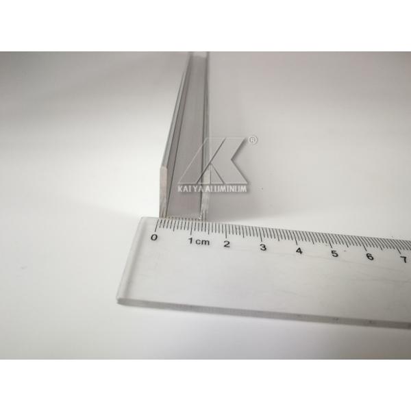 Sliding Track U Channel Aluminum Door Profile 6063 T5 For 10mm Glass Door Shower Room
