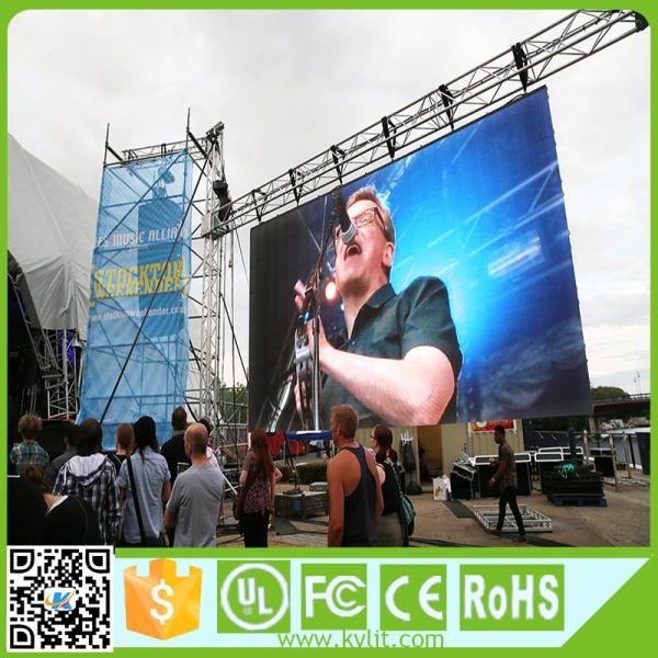 Stage Rental Led Display Screen Super Thin P3.91 Video Wall SMD1921 64x64 Dots