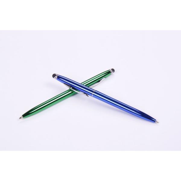 Promotional pen with slim clip multi-color plastic pen for advertising