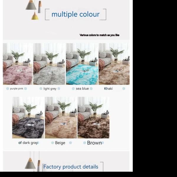 Abstract Pattern Faux Sheepskin Fur Area Rugs for Floor Mat Carpet in Living Room