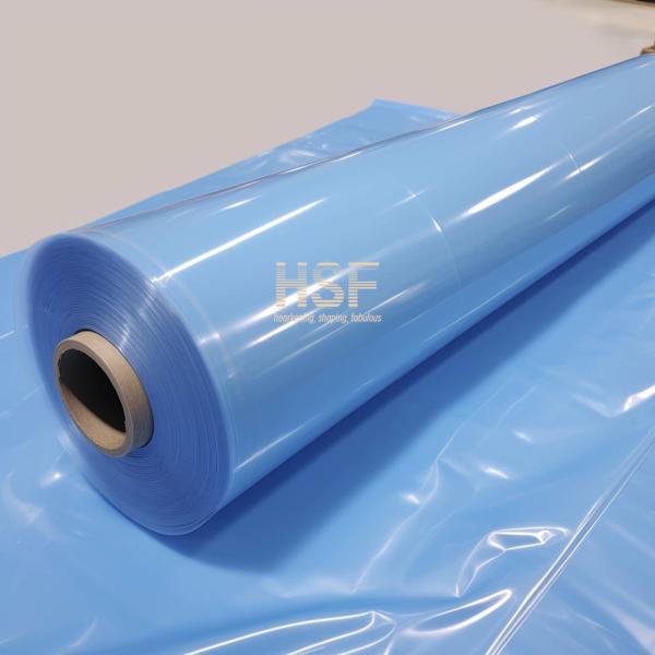 30 Micron Blue Mono Axially Oriented Polyethylene Film For Lamination Purposes