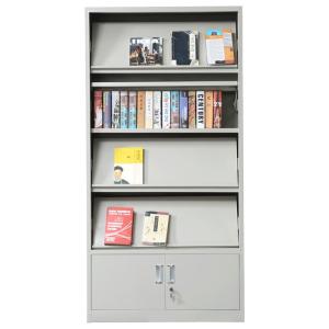 School Library 6 Layer Metal Steel Newspaper Magazine Cabinet
